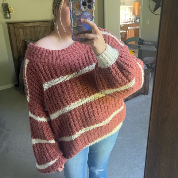 Miracle Chunky Knit Striped Sweater - Picture 2 of 7